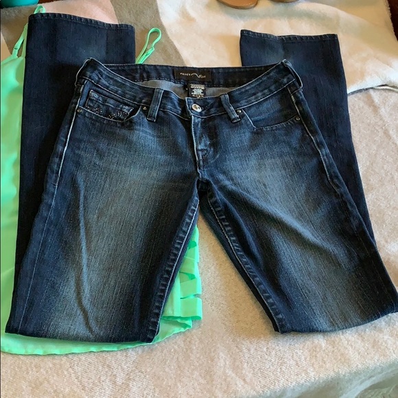 Vintage Y2K PRVCY Rhinestoned Jeans - Picture 3 of 5